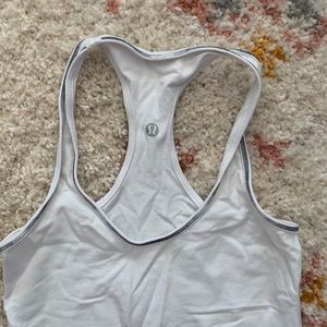 White Lululemon tank top